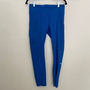 Women's Lululemon tights, Blue Colour, Size 8
